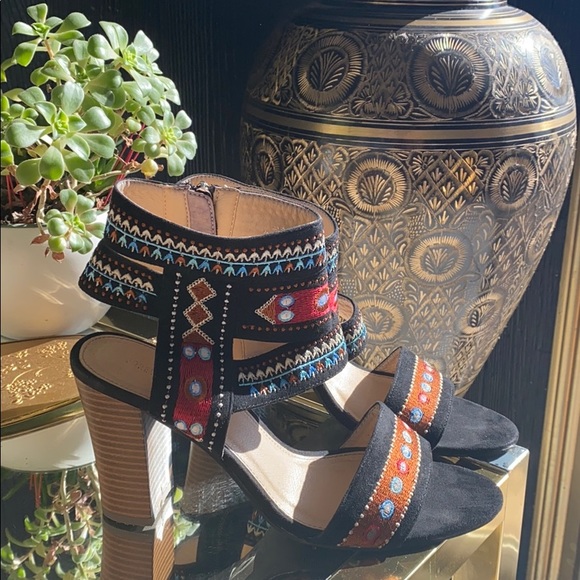 Boho style heels 💛 - Picture 1 of 1